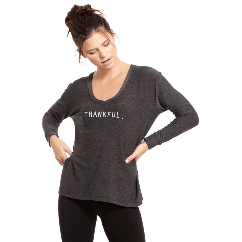 good hYOUman | .THANKFUL. - The Romy V-Neck Pullover